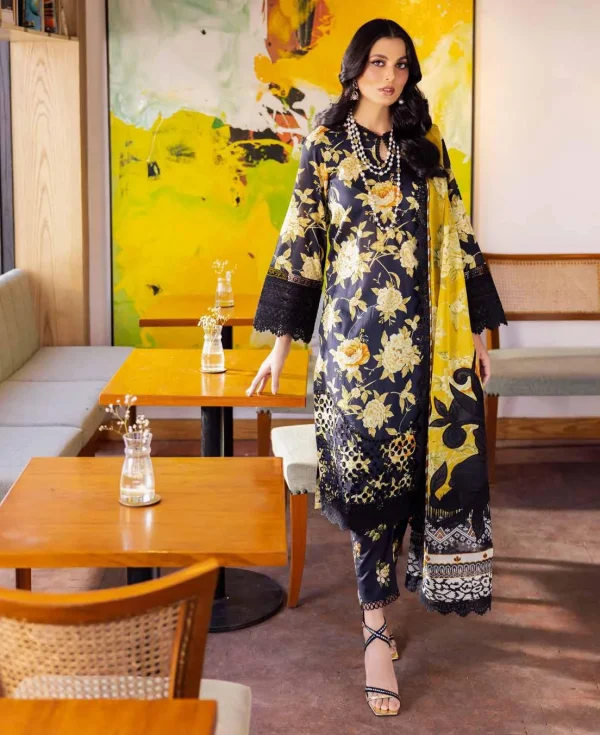 NUREH GIRL GLAM - Unstitched Printed Chikankari Lawn Summer Collection