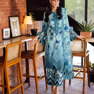 NUREH GIRL GLAM - Unstitched Printed Chikankari Lawn Summer Collection