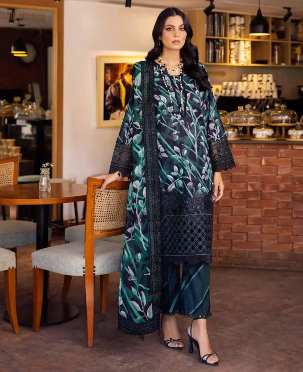 NUREH GIRL GLAM - Unstitched Printed Chikankari Lawn Summer Collection
